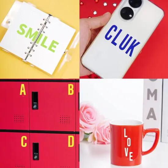 12 Sheets Alphabet Stickers {5}