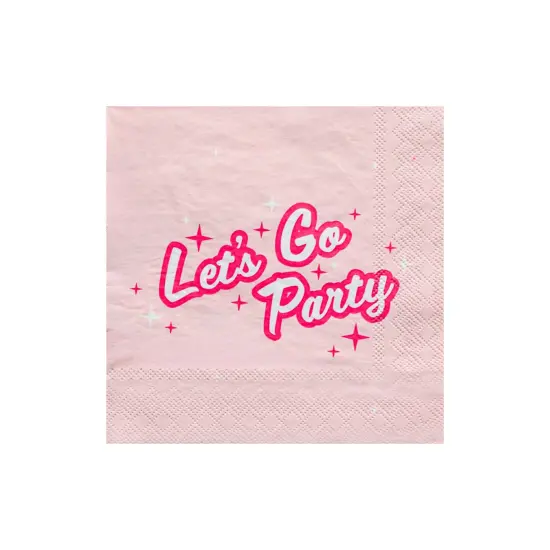 LETS GO PARTY NAPKINS {1}