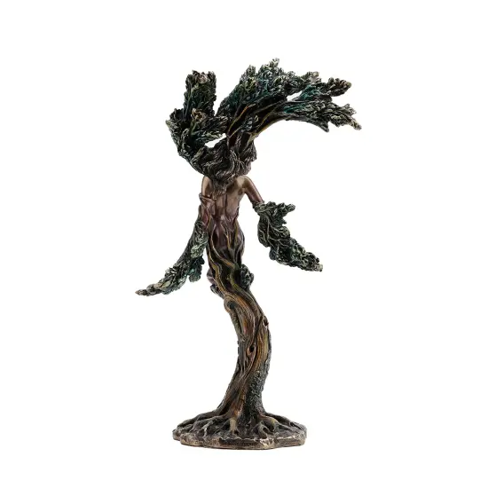 Bronze Finished Meliae The Forest Nymph Statue Greek Mythology {6}