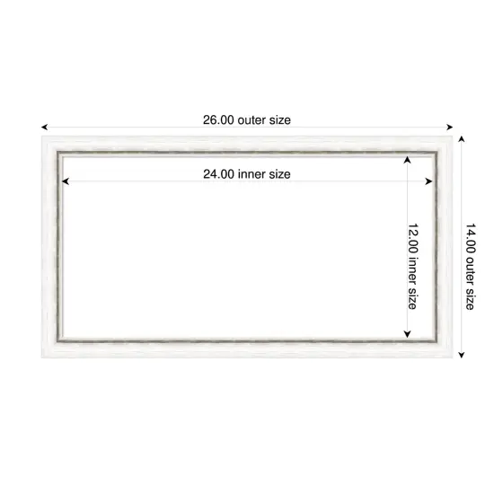 Morgan Framed Dry Erase Magnetic Board White Silver {4}