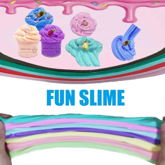 54 Pack Butter Slime Toy Kit {4}