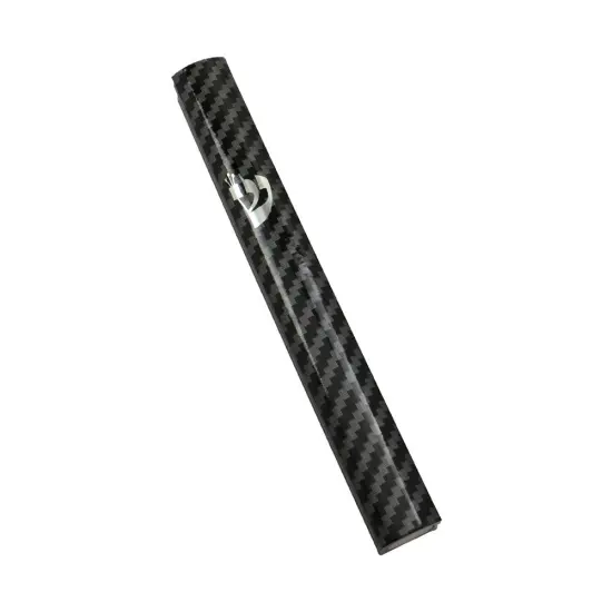 Aluminum Mezuzah Carbon Fiber Silver Shin {1}