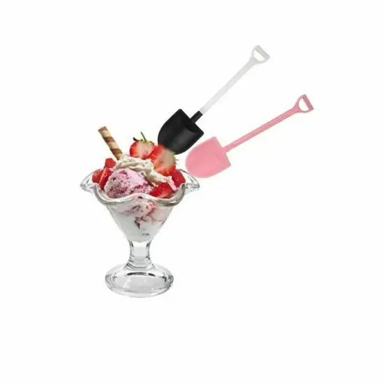 100 Pcs Mini Ice Cream Shovel Spoons Pudding Cake Party Disposable {4}
