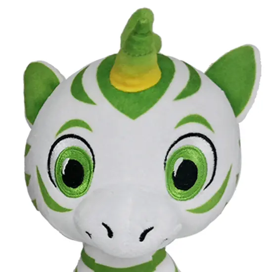 Zoonicorn: Soft Light Zoonies - Assorted Character Plush (Pink Aliel Or Green Ene) - Light-Sound Cuddly Stuffed Figure, LED Horn, Plays Music, Kids 3+ {6}