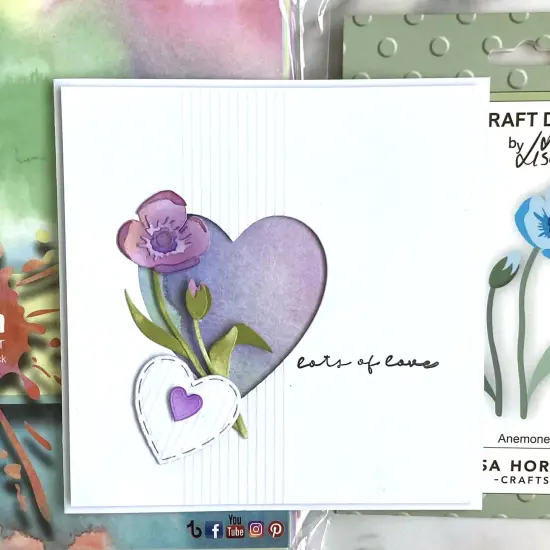 Lisa Horton Crafts Layering Dies-Anemone {5}