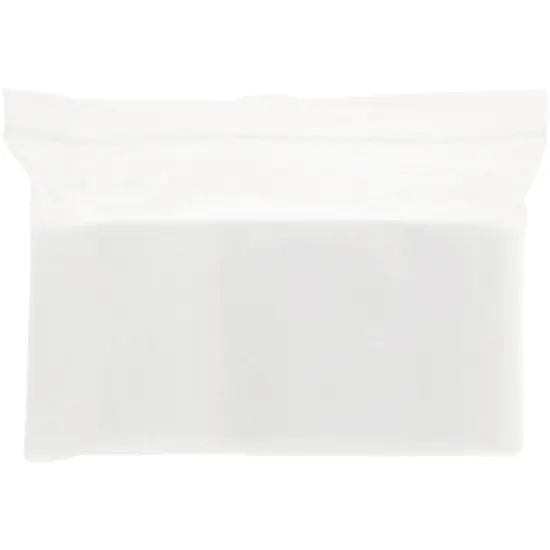 Plymor 3" x 4", 4 Mil with Hang-Hole Heavy Duty Zipper Reclosable Plastic Bags {4}