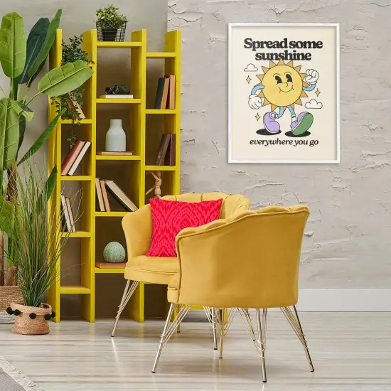 Stupell Industries Retro Spread Some Sunshine Framed Giclee Design by Victoria Barnes {2}