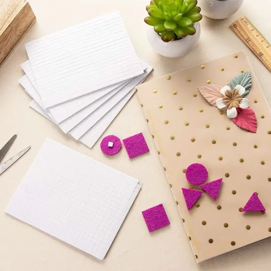 12 Pack Small White Adhesive Foam Squares 3D Effect for DIY Crafts, Decoration, Greeting Cards, Scrapbooking, Dual-Adhesive Mounts, Backing Dots (0.4 In, 1056 Pieces) {3}