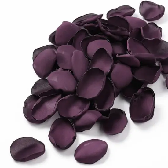 200PCS Flower Girl Scatter Purple Petals {2}