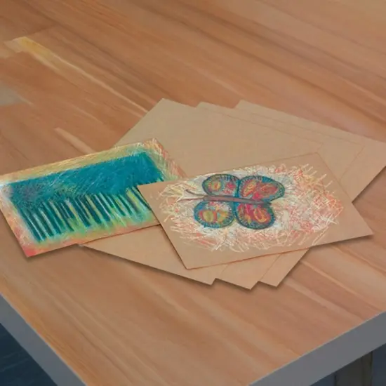 School Smart Kraft Paper Sheets, 60 lbs, 18 x 24 Inches, Brown, 100 Sheets {6}