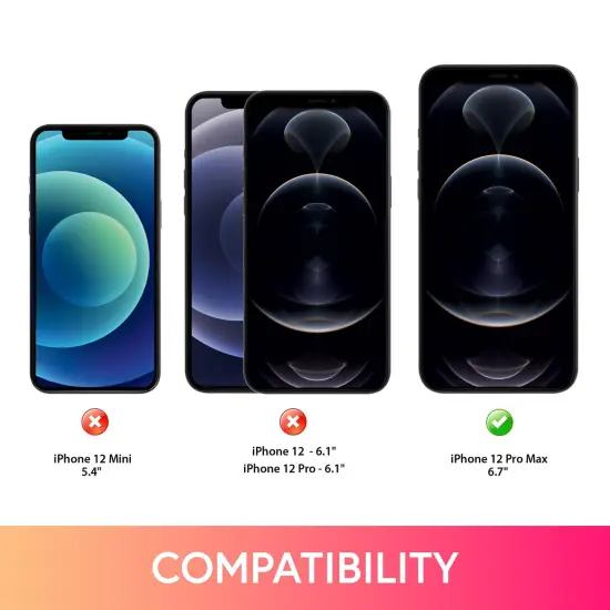 For Apple iPhone 12 Pro Max 2 Pack Screen Protector, Tempered Glass Clear {6}