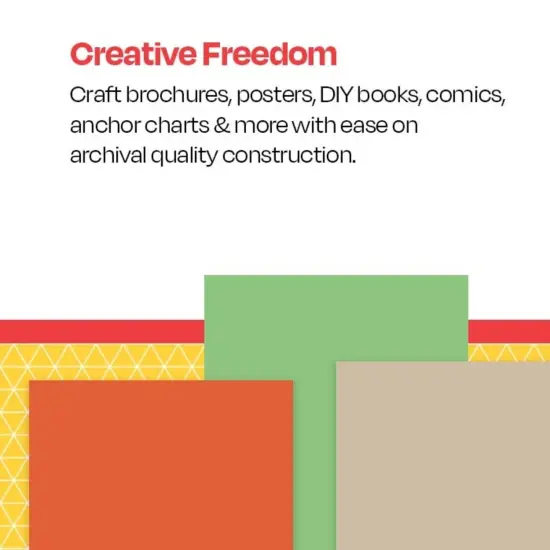 School Smart Bristol Board, 12 x 18 Inches, Assorted Colors, Pack of 100 {4}