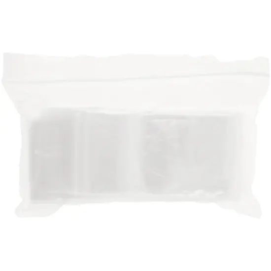 Plymor 2" x 8", 2 Mil with Hang-Hole Zipper Reclosable Plastic Bags {4}