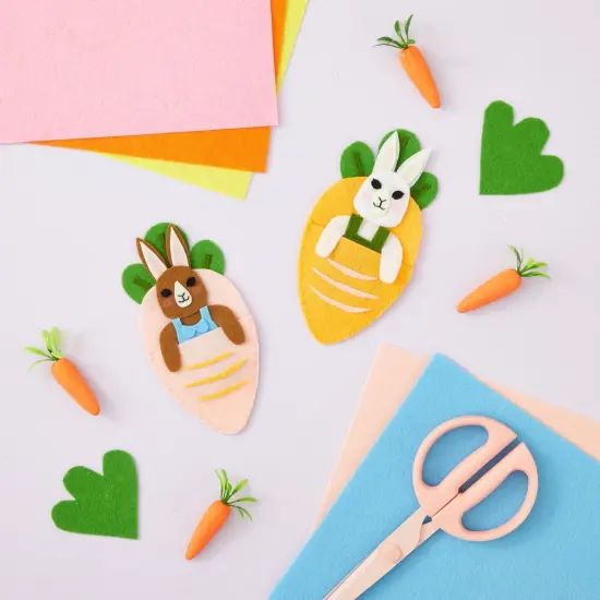 50 Pack Felt Fabric Sheets for Crafts, Sewing, Party Decorations, 8x8" (20x20cm, 25 Rainbow Colors) Multicolor {3}