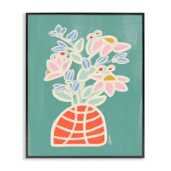 Stupell Industries Bryce Flower Bouquet Framed Giclee, design by Beki Marquardt {1}