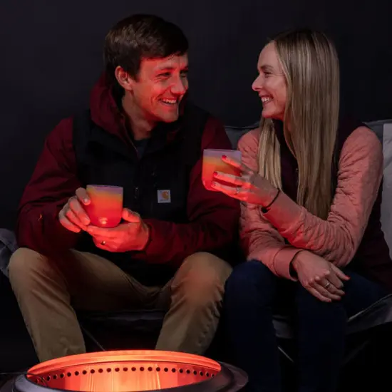 Silipint: Stemless Wine Glasses 12oz: 2 Pack - Marigold - Silicone Unbreakable Cups, Hot & Cold Drinks, Dishwasher-Microwave-Freezer-Oven Safe {4}