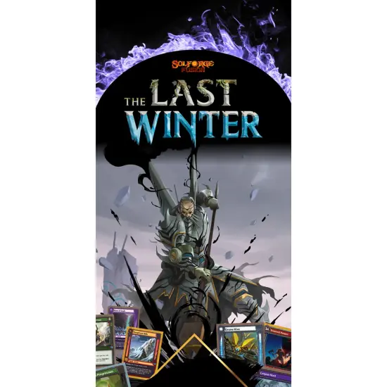 SolForge Fusion: The Last Winter Booster Kit - Expansion, Hybrid Deckbuilding Card Game, 4 Unique Faction Decks, Lane Based Combat, Tabletop & Online {3}
