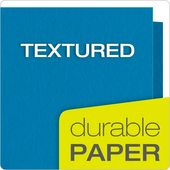 Oxford 2-Pocket Folder, 100 Sheet Capacity, Light Blue, Pack of 25 {3}