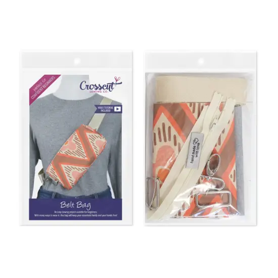 Crosscut Sewing Co.&reg; Belt Bag Sewing Project Kit - Beginner Friendly DIY Sewing Kit Pacific {2}