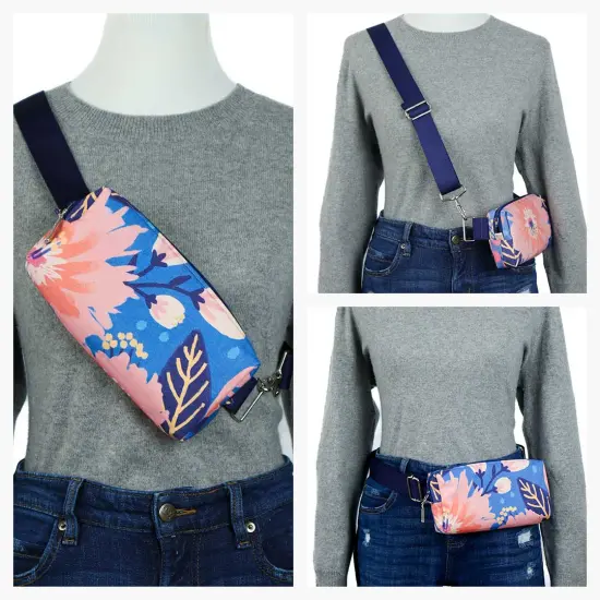 Crosscut Sewing Co.&reg; Belt Bag Sewing Project Kit - Beginner Friendly DIY Sewing Kit Dahlia {5}