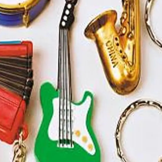 Musical Instrument Keychains Include 12 Units {3}