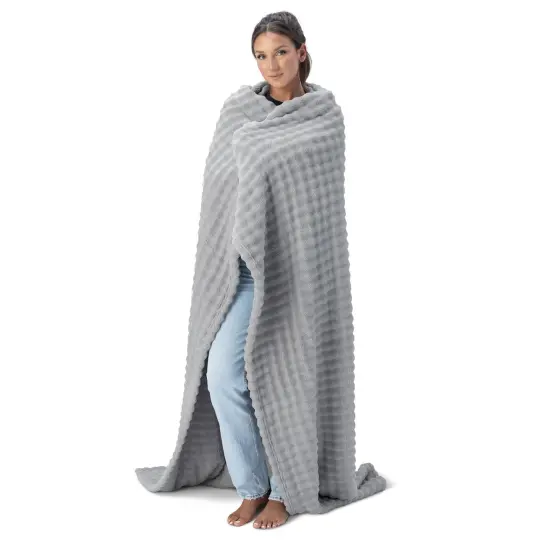 Ultra Soft Velvet Throw Blanket Lunar Rock 60X70 Inches {3}