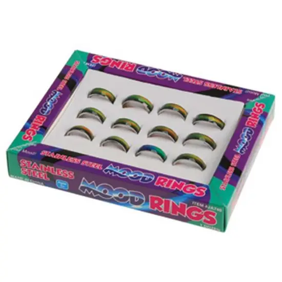 Stainless Steel Mood Rings Include 12 Units {1}