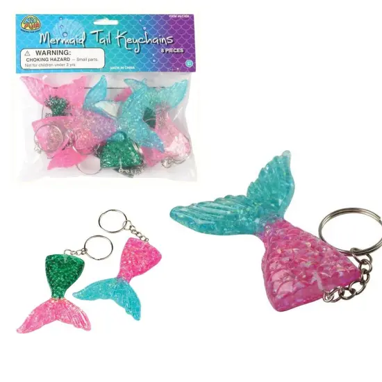 Mermaid Tail Keychains 8 Pc Include 8 Units {4}