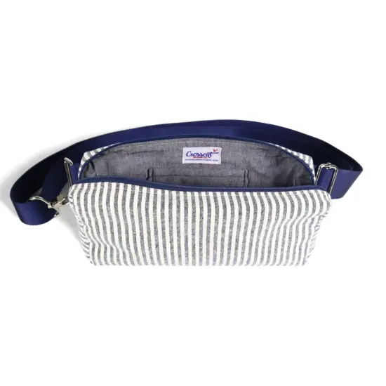 Crosscut Sewing Co.&reg; Belt Bag Sewing Project Kit - Beginner Friendly DIY Sewing Kit Stripe {4}