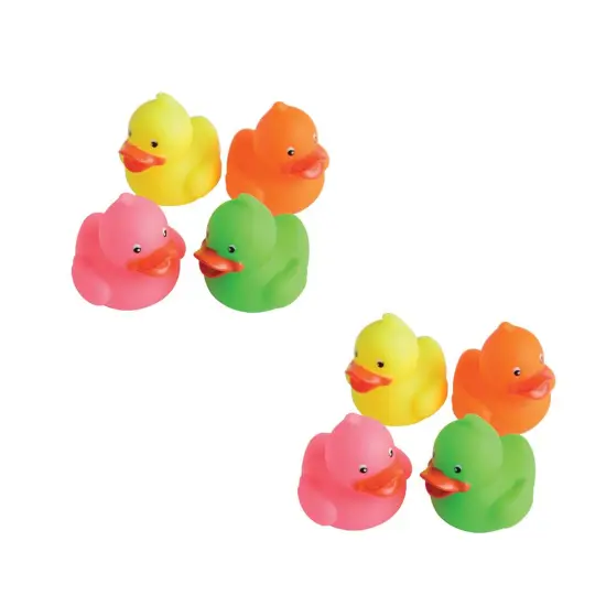 Mini Neon Ducks Include 12 Units {4}