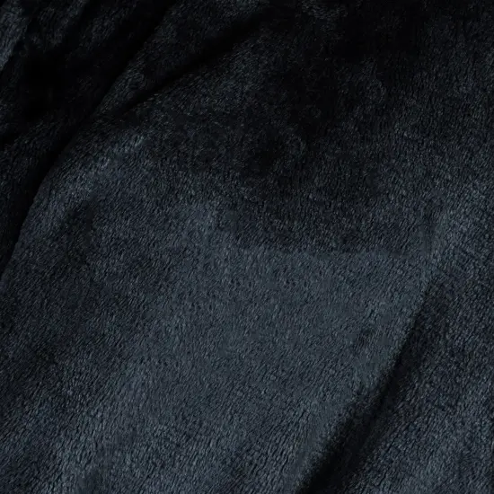 Northwest Silk Touch L/XL Bath Robe Jet Black 26&times;47 Inches {4}