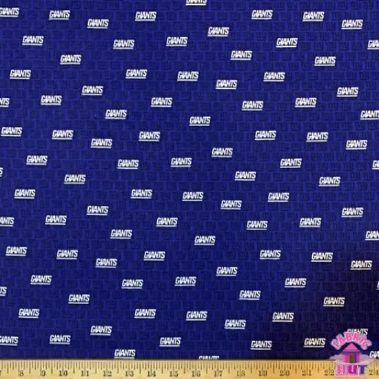 Licensed NFL New York Giants Mini Print Cotton 70327D Fabric by the Yard {1}