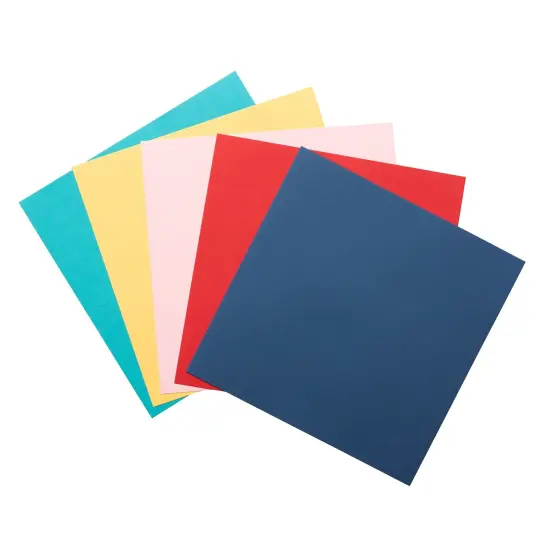 AC Smooth Cardstock 12"X12" 60/Pkg-Jewel Tones {7}