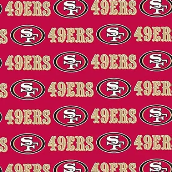 Licensed NFL San Francisco 49ers Cotton 70404-D Fabric by the Yard {1}