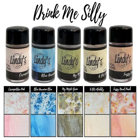 Lindy's Stamp Gang Magical Shaker 2.0 Set 5/Pkg-Drink Me Siilly {3}