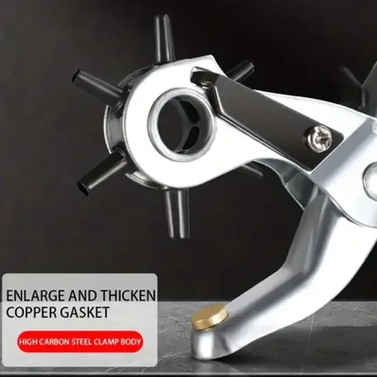 Leathercraft Hand Tool Kit Professional Hole Punch Plier Set {6}