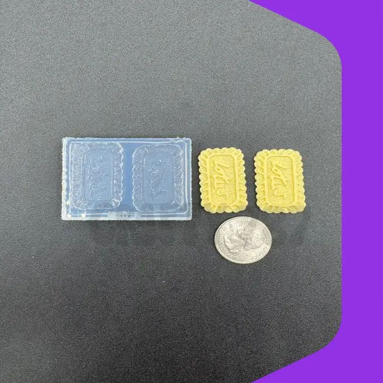 Cookie Lotus Silicone Mold(D14) {3}