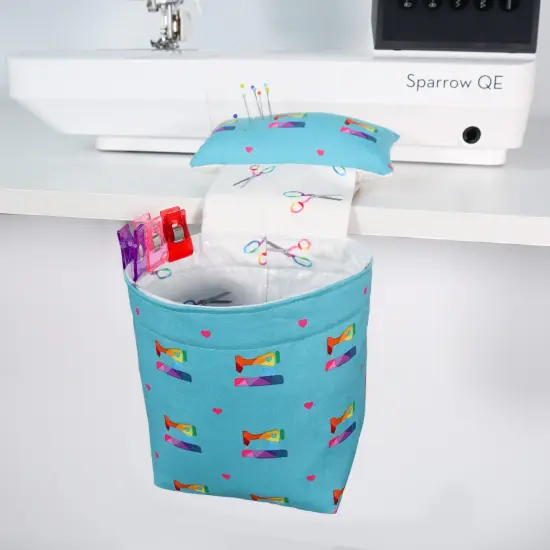 Crosscut Sewing Co.&reg; Pin Cushion & Thread Catcher Sewing Project Kit for Beginners with Fabric, Instructions and Video Sewing machines {5}