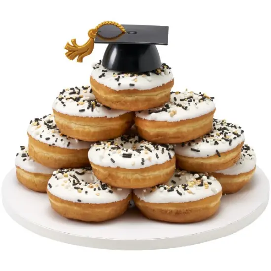 Black Grad Cap With Tassel Layon {2}