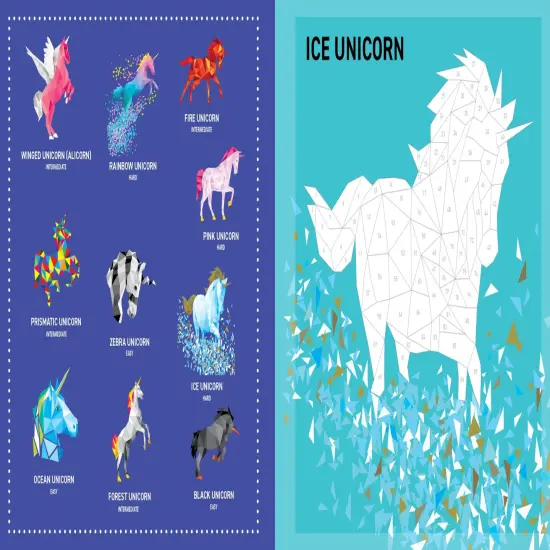 My Sticker Paintings Unicorns-Softcover {6}