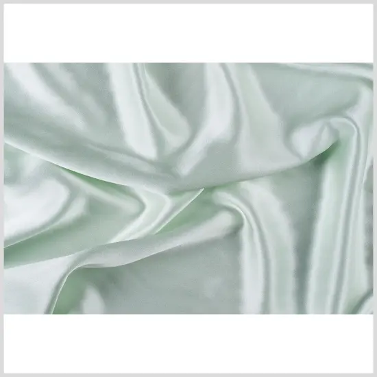1 Yard Fairest Jade Silk Crepe Back Satin Soft Smooth Luxurious Sewing Fabric for Formal Wear 44 inch Width {3}