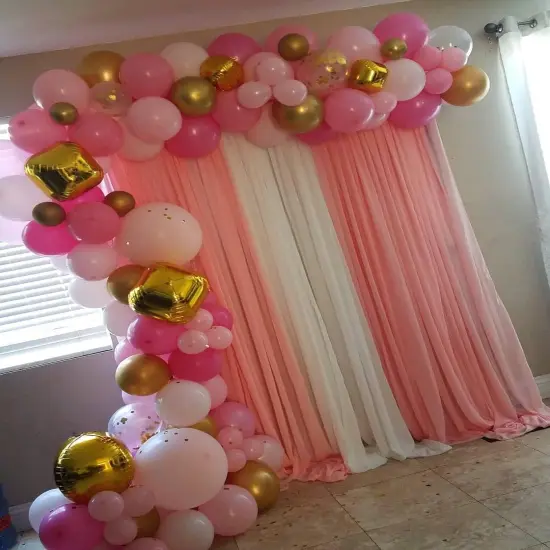 172Pcs Pink Balloon Garland Arch Kit (Pink) {5}