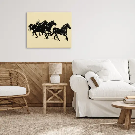 Stupell Industries Horses in Motion Run Canvas, design by Victoria Barnes {8}