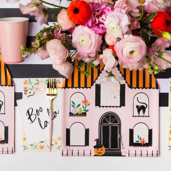 BOO LA LA COCKTAIL NAPKINS {6}