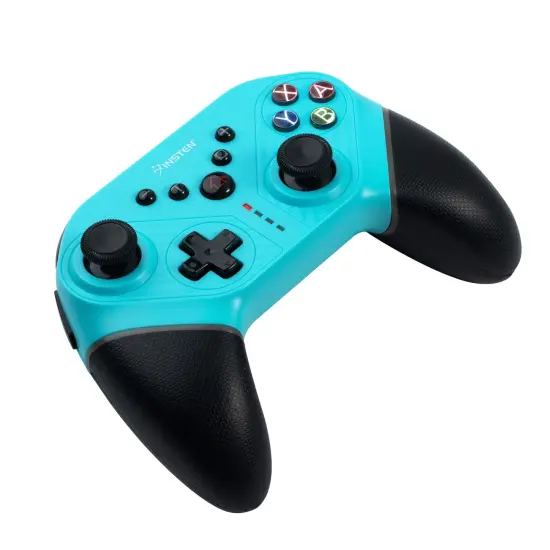 Wireless Controller for Nintendo Switch, OLED Model, Switch Lite, with Programmable Buttons, Gyro Axis, Vibration, Turbo, Blue {7}