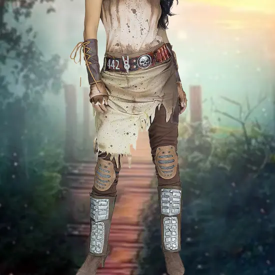 Apocalypse Survivor Outfit Warrior Costume for Post-Apocalyptic Theme {4}