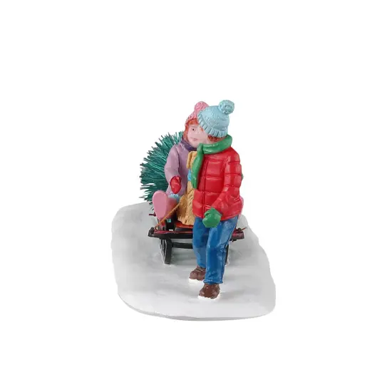 Lemax Bringing Home Our Tree {3}