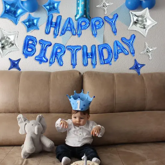 16 Inch Happy Birthday Balloon Banner {3}