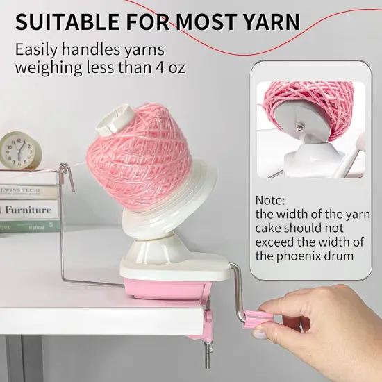 Yarn Ball Winder &ndash; Easy & Quiet Yarn Cake Maker for Knitting & Crochet {5}