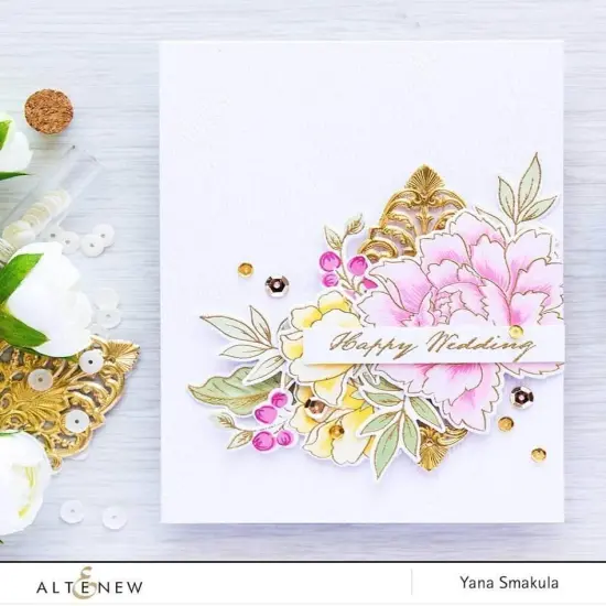 Peony Bouquet Die Set {3}